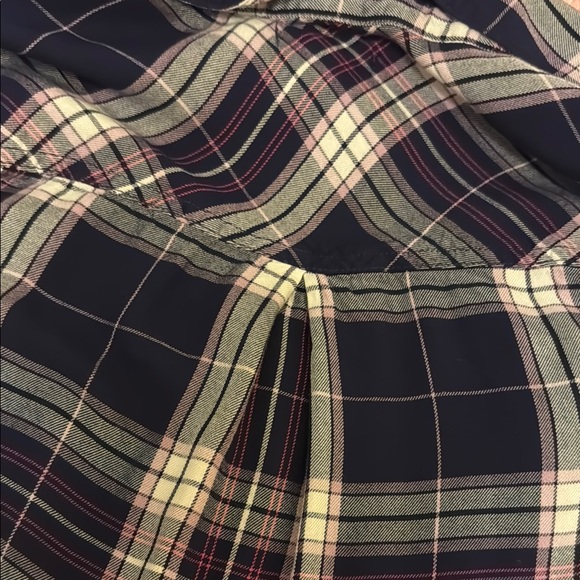 Tinsel Plaid Button-Up Shirt sz Sm - Picture 6 of 7